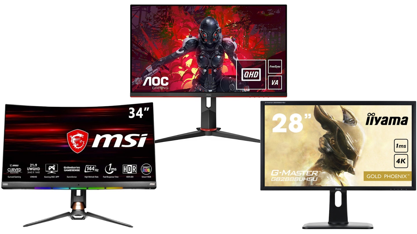 The best gaming monitors - MSI, AOC and Iiyama